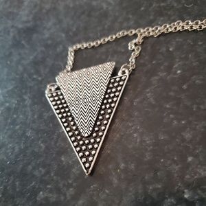 Long Silver Necklace